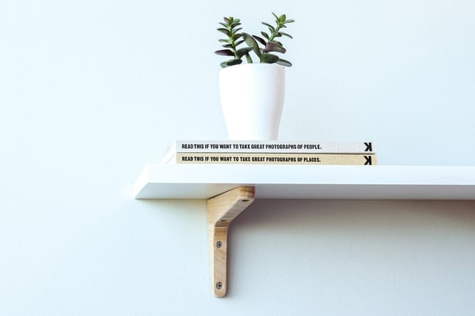 Wovar Houten Plankdrager L|Model 12,5 x 20 cm Beuken | Per Stuk