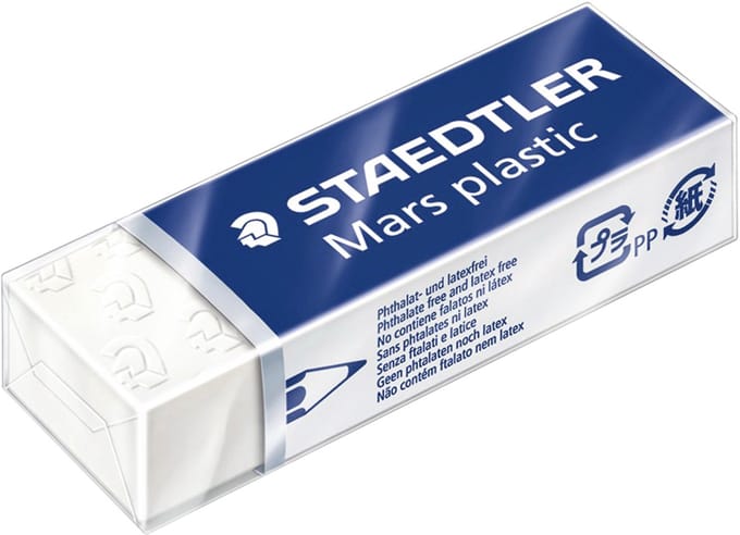 Staedtler gummen - Mars Plastic - 20 stuks - voordeelverpakking
