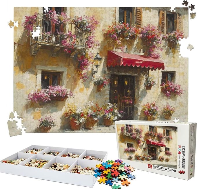 Puzzel 5000 Stukjes - Houten Puzzel - Ontspanning Thuis - Perfecte Vertanding - 156x105cm - Multi