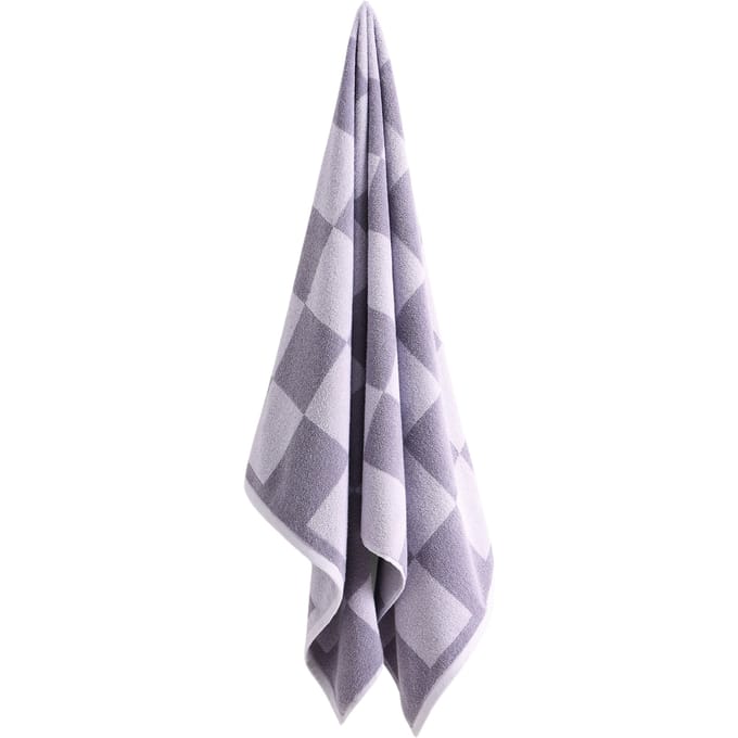 HAY Check Badhanddoek - lavender