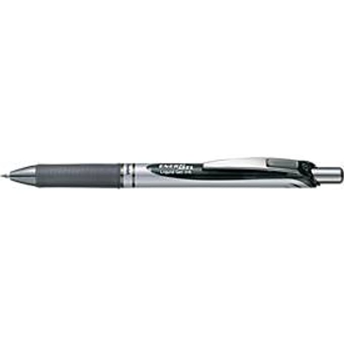 Pentel gel-rollerbalpen EnerGel BL 77, zwart, 12 st.