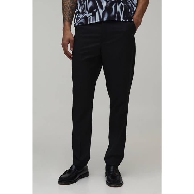 Getailleerde Toelopende Broek | Black | Size 28
