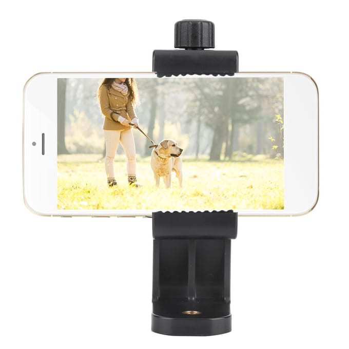 Universele 360 graden Rotatie Mobiele Telefoon Clip Statief Mount Adapter Houder Beugel voor iPhone voor black
