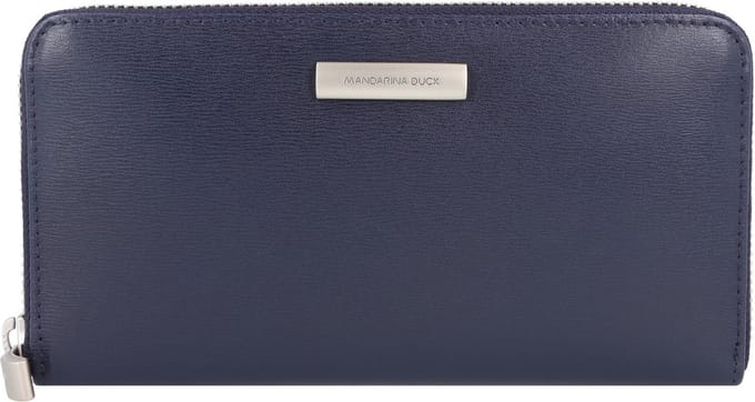 MANDARINA DUCK Portemonnee Hera 3.0 Zip Around Wallet Dress Blue Blauw
