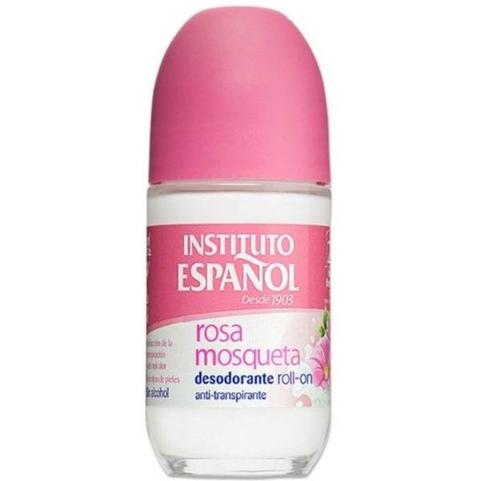 Déodorant - Instituto Español - ROSA MOSQUETA - 75 ml - Sans alcool - Femme rose