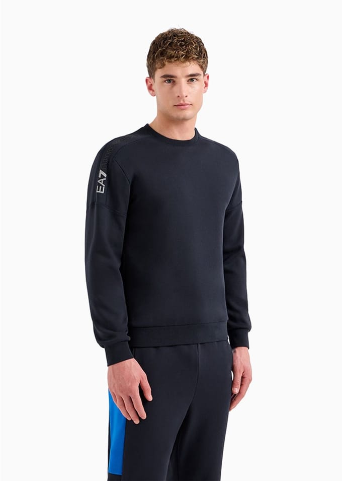 Ea7 Emporio Armani 6dpm13_pjvtz Sweatshirt Blauw S Man