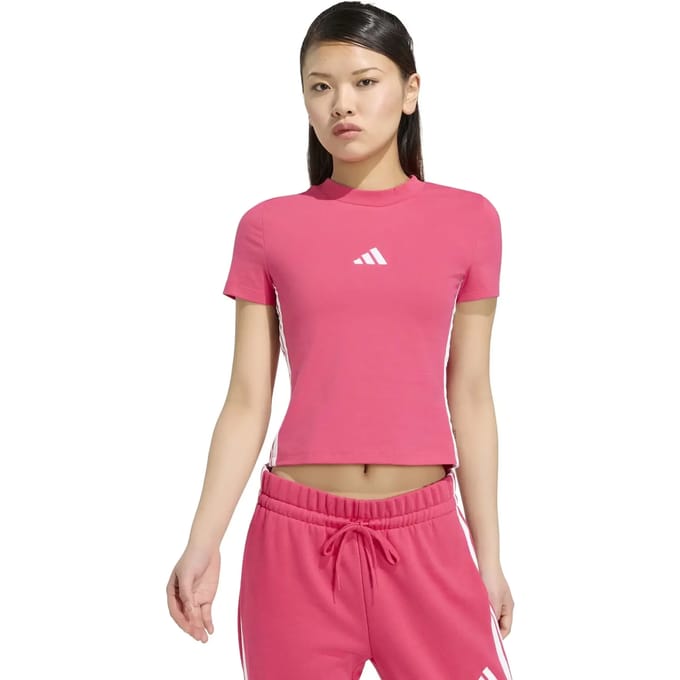 Slank T-shirt voor dames adidas Essentials 3-Stripes