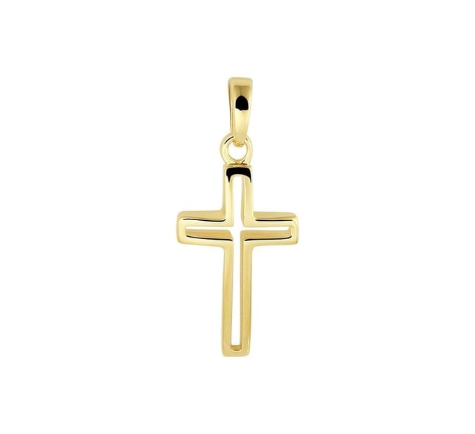 Geelgouden Hanger kruis 4022441