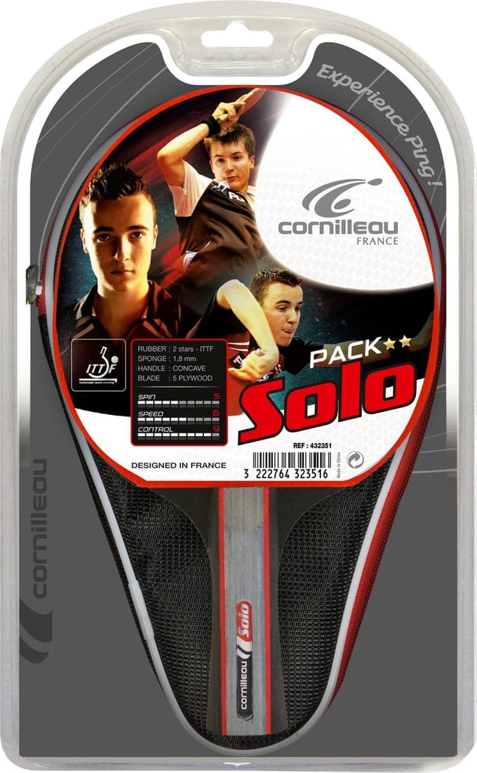Cornilleau Sportpack Solo Tafeltennis Bat