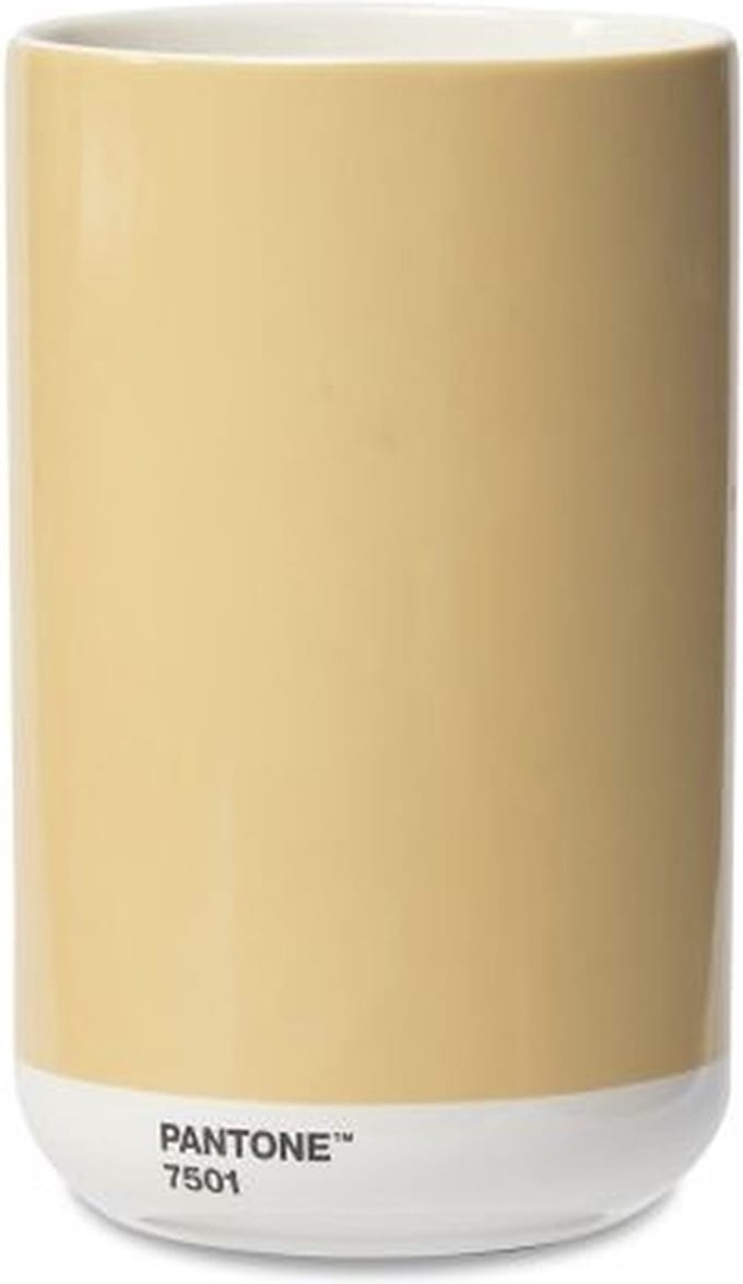 Copenhagen Design - Pantone Vaas - Crème - 7501 - Keramiek - 1L