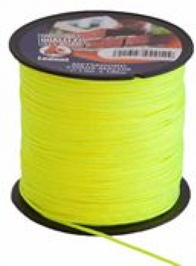 Ledent Metskoord nylon fluogeel 1mm - 100m