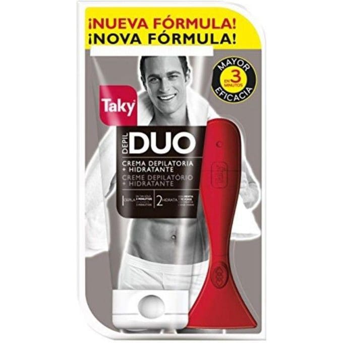 Taky Man Duo Crème Dépilatoire Hydratante 3 Minutes 200ml gray
