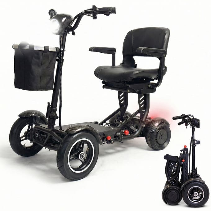Scootmobiel Metic Move MQ5 - 30 km Bereik - Opvouwbaar - 500W - Lichtgewicht & Compact - Mobiliteitshulp