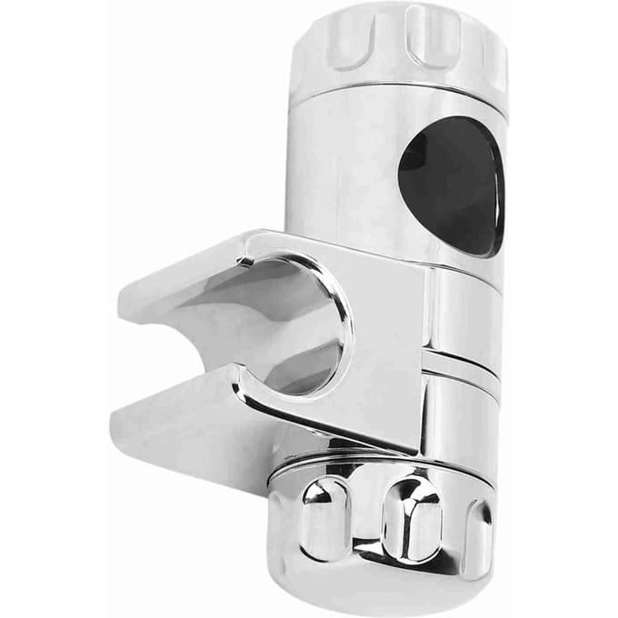 ABS Badkamer Douchekop Schuifbeugel Verstelbare Klem Houder 25mm Gat white