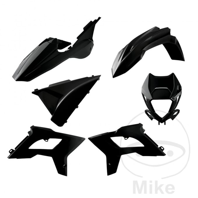 Polisport Beta Rr 2t/4t 18-19 Plastic Set Zwart