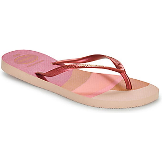 Havaianas Havaianas Slim Pallette Glow Slippers roze Rubber