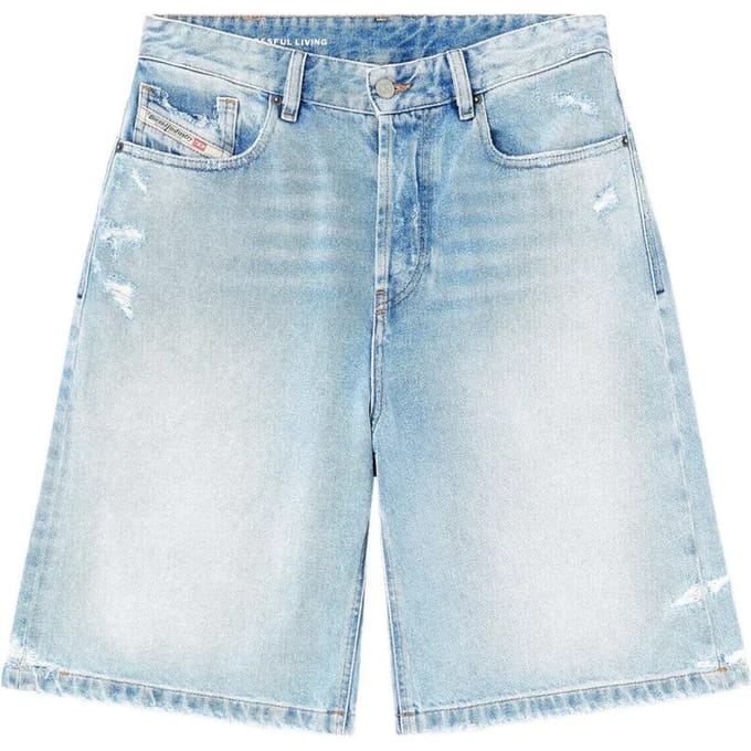 Diesel bermuda de-sire vrouw blauw