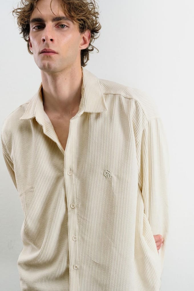 Oversized Velours Shirt