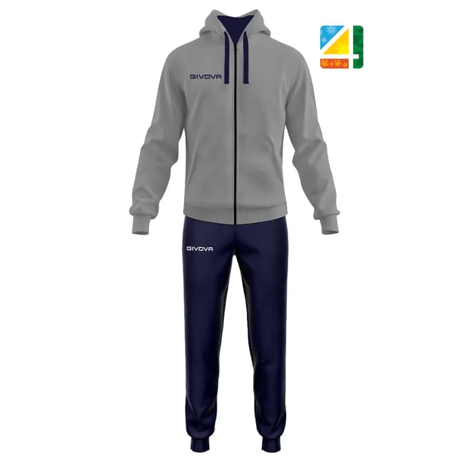 Givova King 4 Seasons Trainingspak Blauw,Grijs 10-12 Years Kinderen