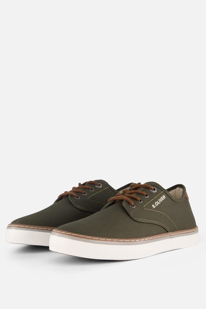 S.Oliver S. Oliver Sneakers groen Suede