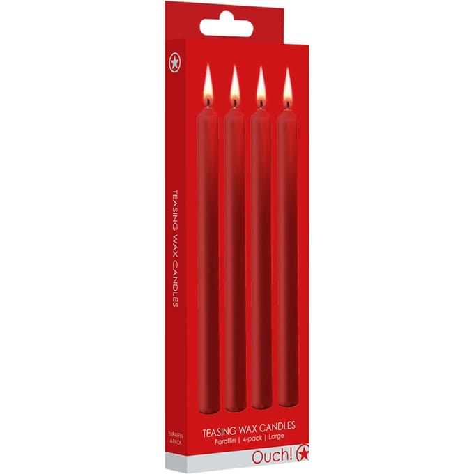 'Teasing Wax Candles', Groot, 4 stuks