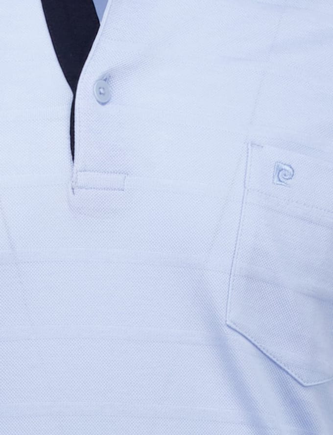 Pierre Cardin poloshirt korte mouw lichtblauw