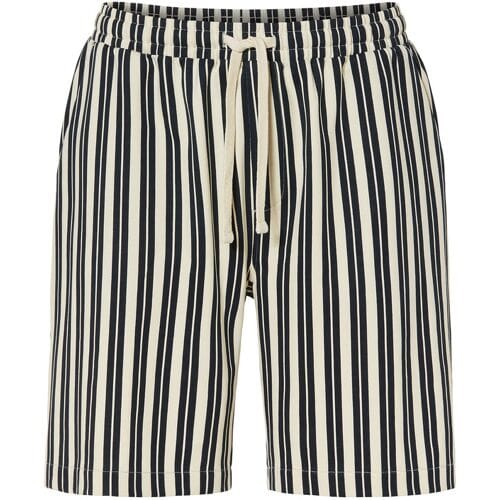 LIVERGY Korte heren broek (Blauw/print, S)