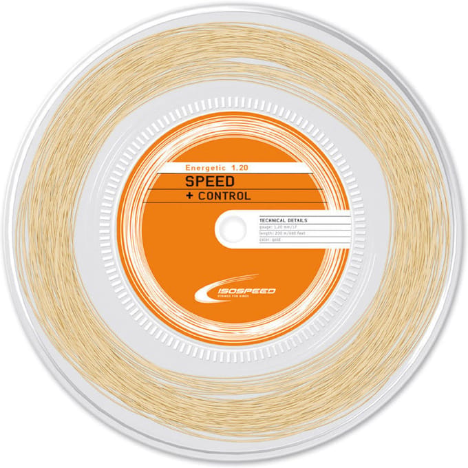 Isospeed Energetic Rol Snaren 200m-Goud