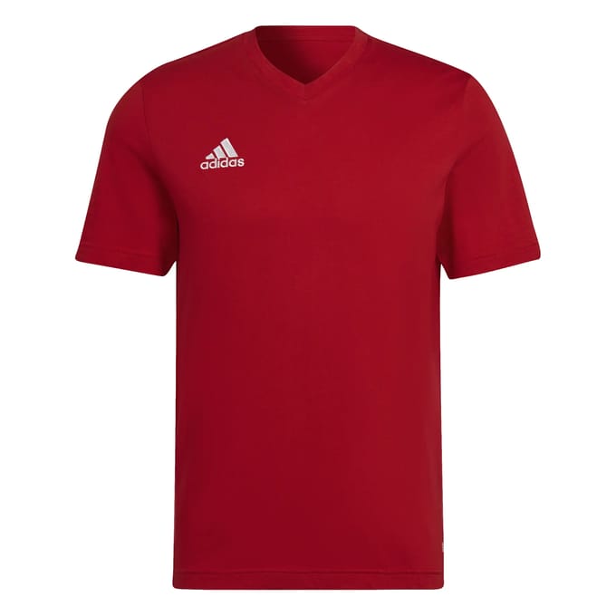 Adidas Entrada 22 T-Shirt Heren - Rood | Maat: XS