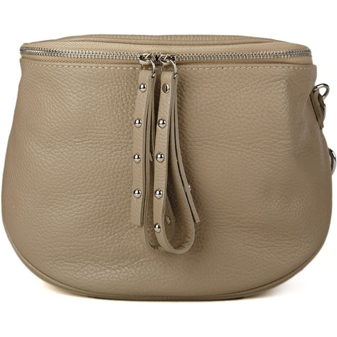 Giulia Monti Schoudertas Grijs Beige