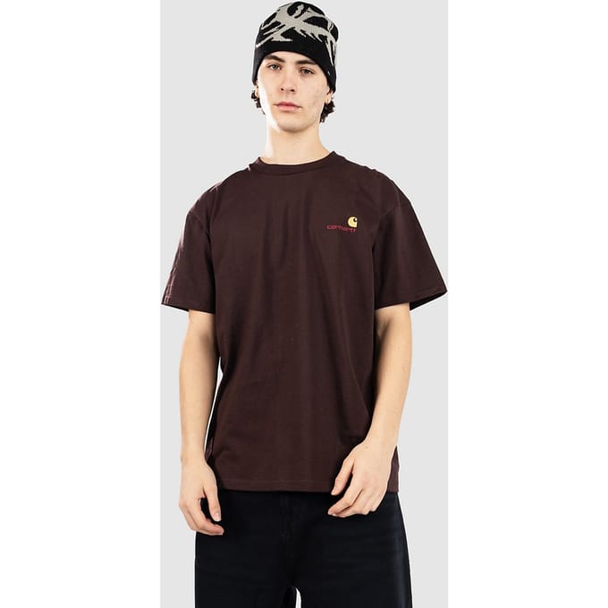 Carhartt WIP American Script T-Shirt bruin