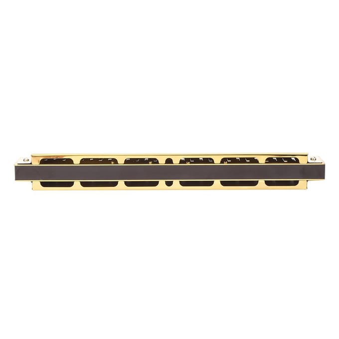 C Toon Mondharmonica 28 Gaten Breed Bereik Polyfonie Type Roestvrij Staal ABS Materiaal Mondorgel Goud goud