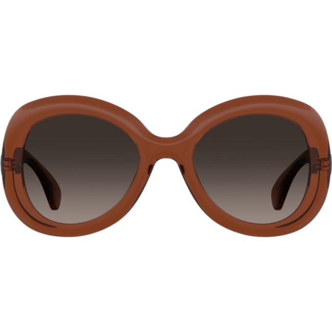 Moschino Brown SF Lens Bruine Ronde Zonnebril