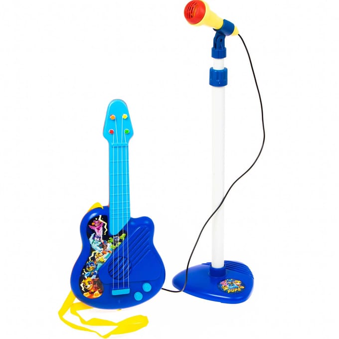 Kindergitaar The Paw Patrol Paw Patrol Microfoon