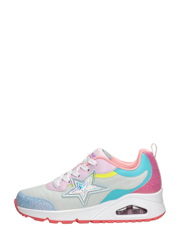 Skechers Uno - Starry Vibe Meisjes Sneakers - Blauw/Multicolour
