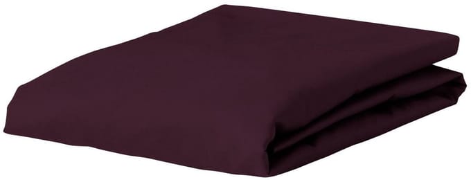 ESSENZA Premium Percale Hoeslaken Burgundy - 100x200