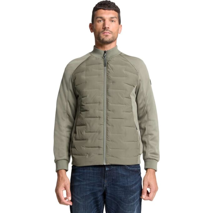 No Excess Jacket Short Fit Sealed Knitted Mix Steel Größe: M | Bomberjacken Outlet | Herren