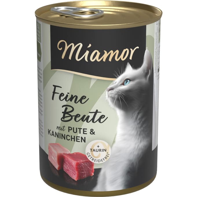 Miamor - Feine Beute blik 12x400g - Kalkoen & konijn