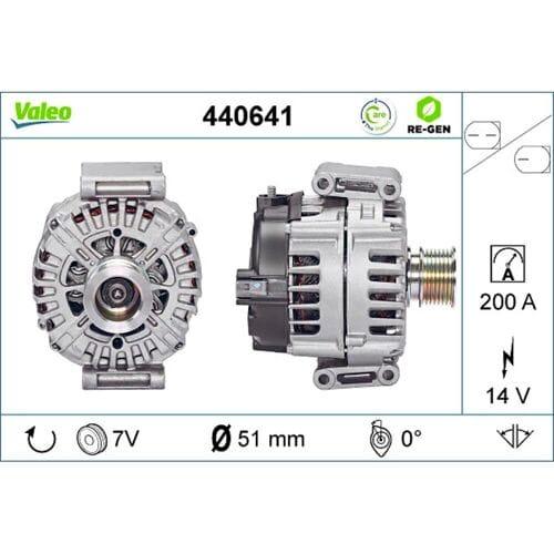 Dynamo / Alternator VALEO RE-GEN REMANUFACTURED VALEO 440641