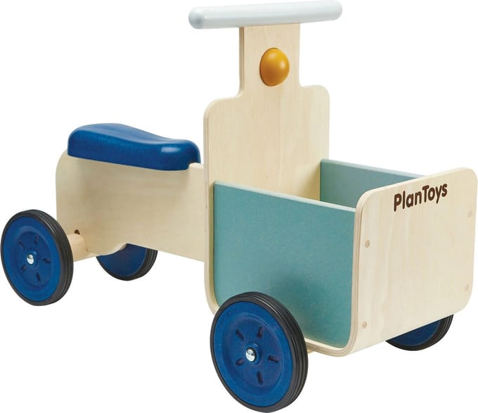 PlanToys Houten Speelgoed Bakfiets-boomgaard.