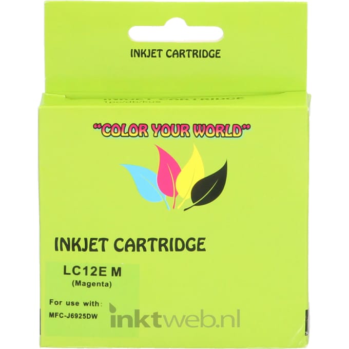 Huismerk Brother LC-12EM magenta (Huismerk (compatible))