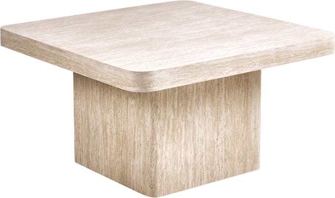 DUSON - Salontafel - Beige - MDF