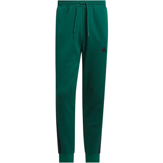Adidas Essentials 3 Stripes Fleece Joggers Groen L / Regular Man