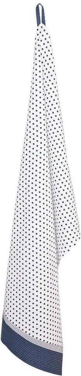 Clayre & Eef Katoenen Keukendoek 50 x 85 blauw - DOT42CBL