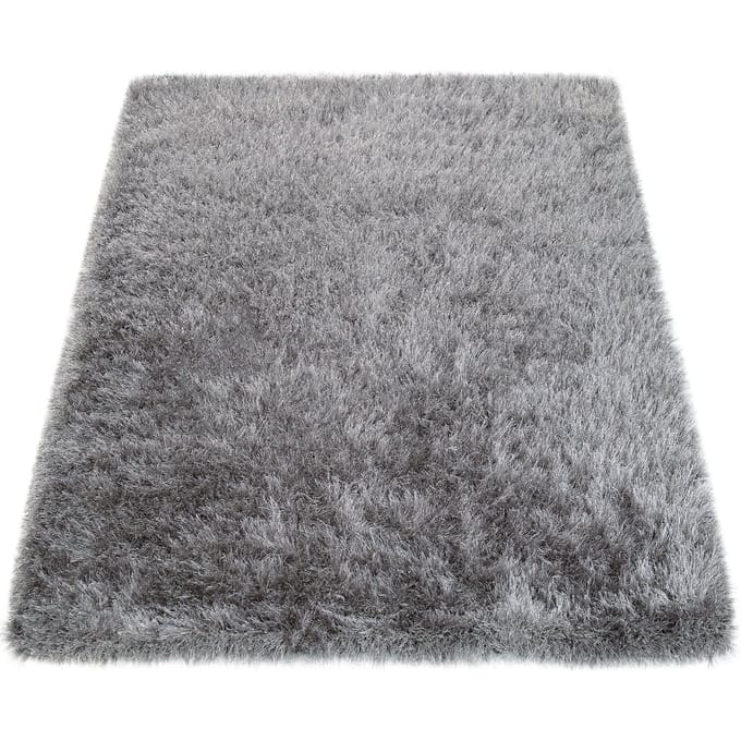 Hoogpolig tapijt Glamorous grijs  80x150 cm