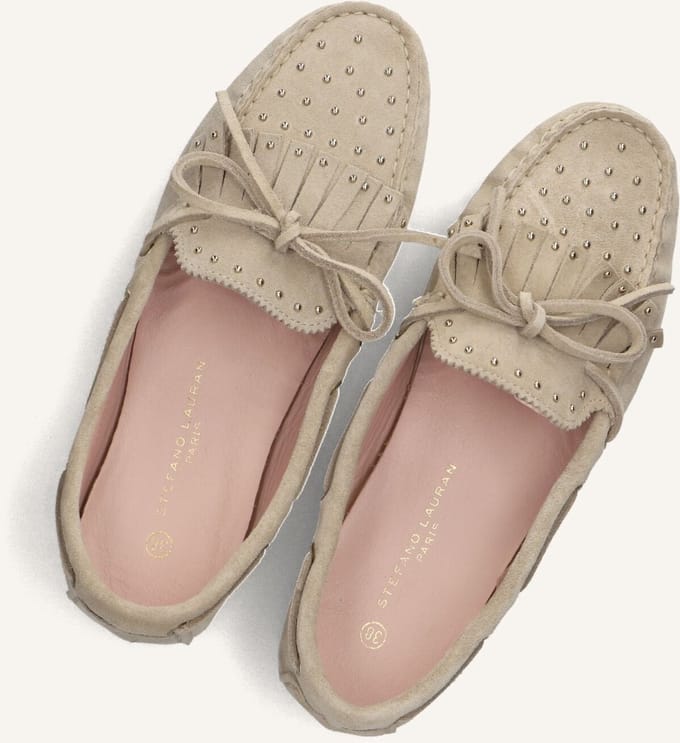 STEFANO LAURAN 12301 Mocassins Dames - Instappers - Beige - Maat 41