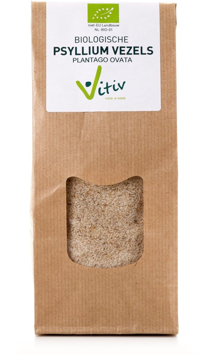 Vitiv Psyllium husk vezels bio 125 Gram