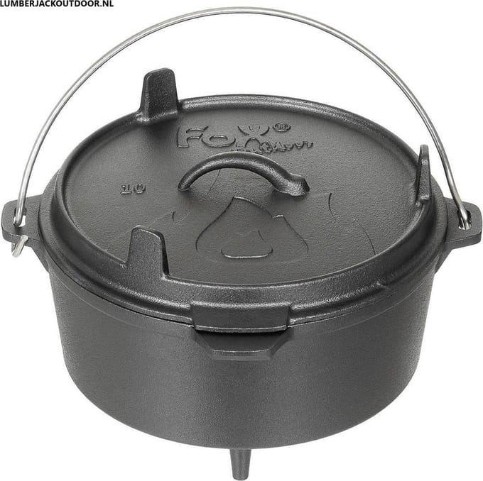 MFX Fox Outdoor - Kookketel - Dutch oven  -  gietijzer - 3,8 liter