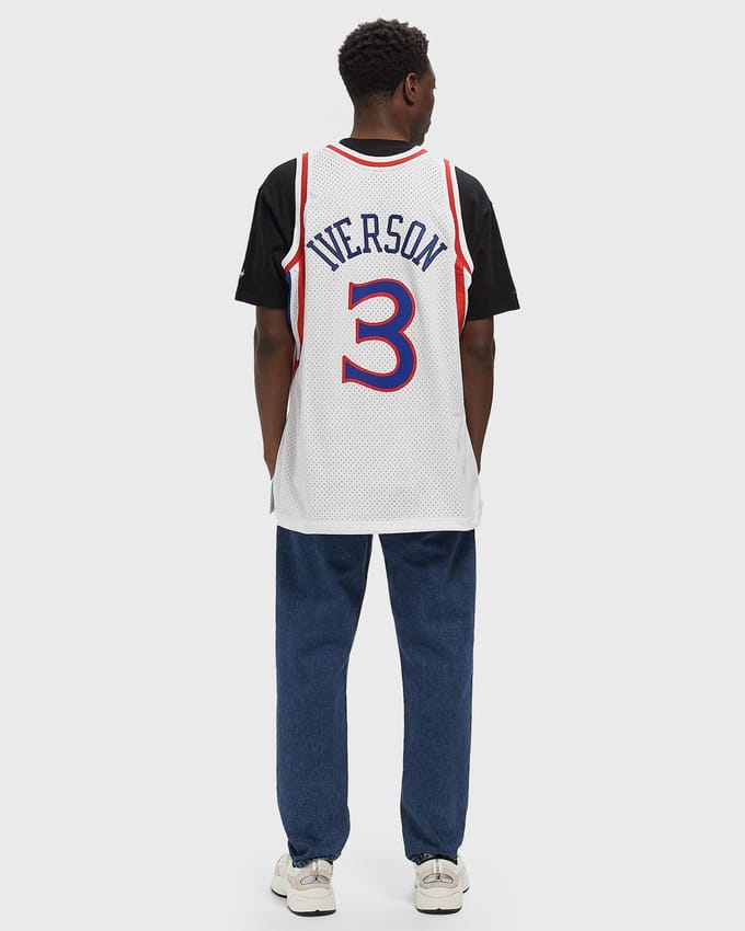 NBA Swingman Jersey Philadelphia 76ers Home 1996-97 Allen Iverson #3