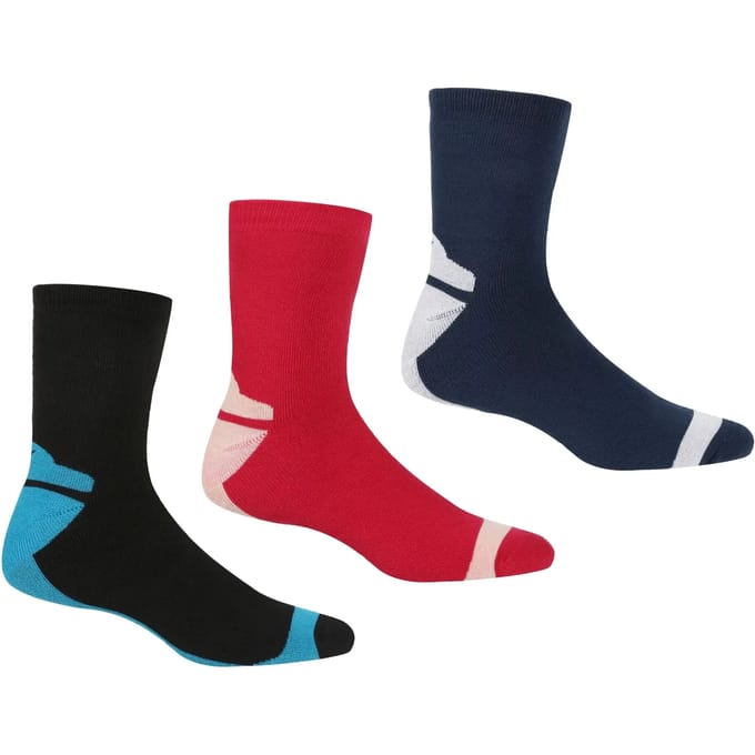 Dames 3 paar outdoor lifestyle sokken